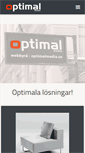 Mobile Screenshot of optimal.optimalmedia.se